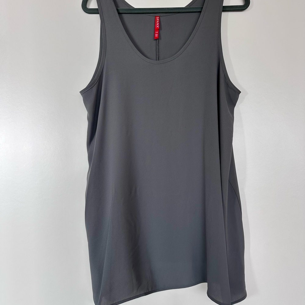 Spanx Gray Sleeveless Top